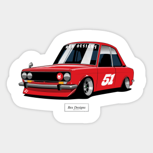 Datsun Bluebird 510 Sticker